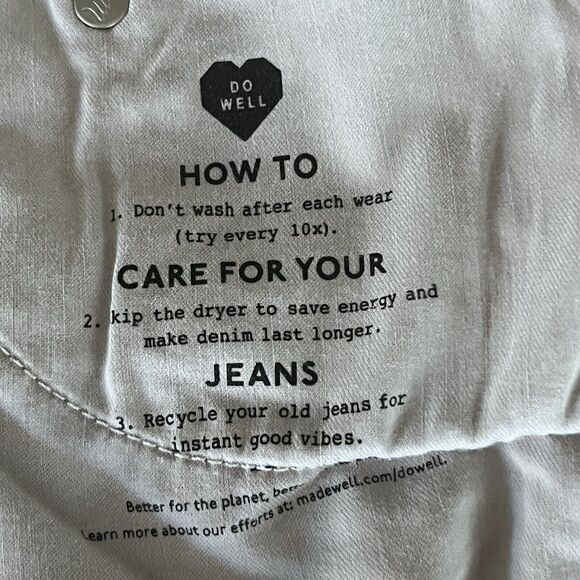 NWT Madewell The Perfect Vintage Wide Leg Crop Jean Stretch Denim Size 32 NEW - Picture 6 of 16